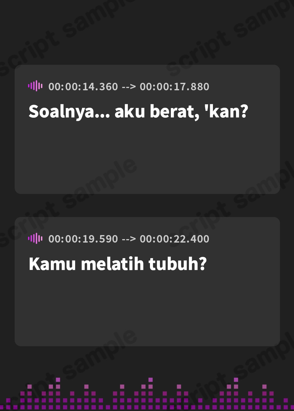 【インドネシア語版】【お試し100円】彼女と一緒の帰り道～油井瑠奈々～