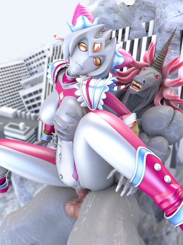 ブレイブ☆プレシャーヌ:ユニコーン星人の追撃ピストン