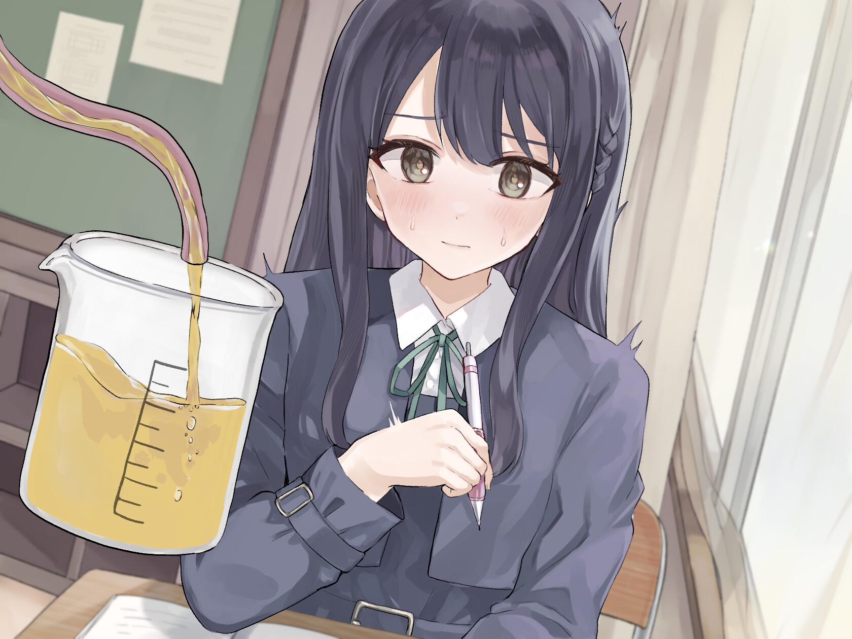 【おしっこ我慢】尿意を転送する力で委員長を困らせる〜ADV式音声作品〜