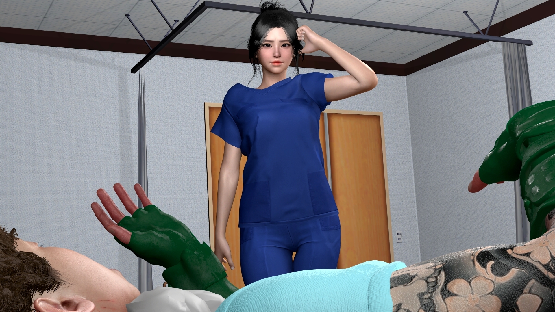 k-vam ~両腕の不自由な患者のズボンを下ろす看護師~ 103p