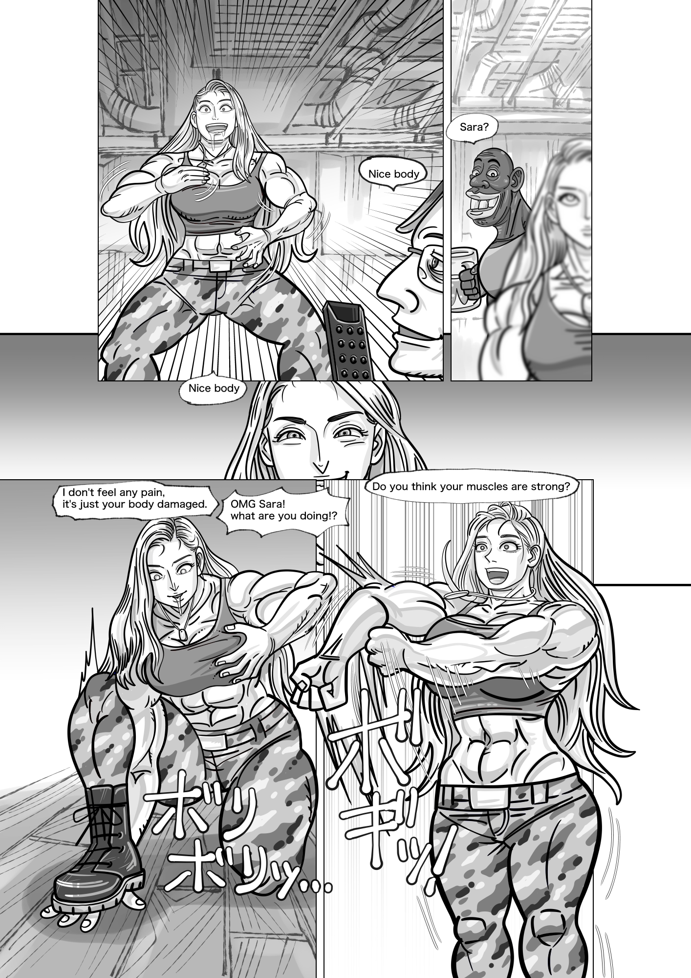 A comic where a female soldier is controlled as she pleases with a remote control 12 pages.