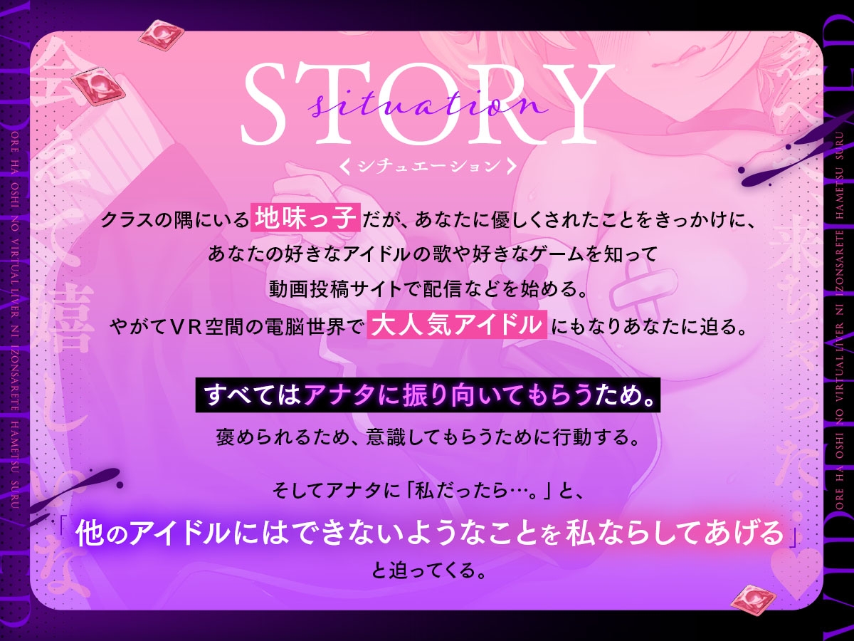 俺は推しのバーチャルライバーに依存されて破滅する