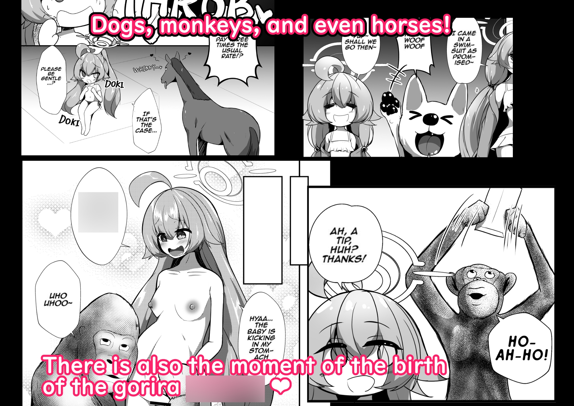 A book in Which Hoshino T〇kanashi Receives Help from the Beast Residents with her Erotic Cosplay and High Heels