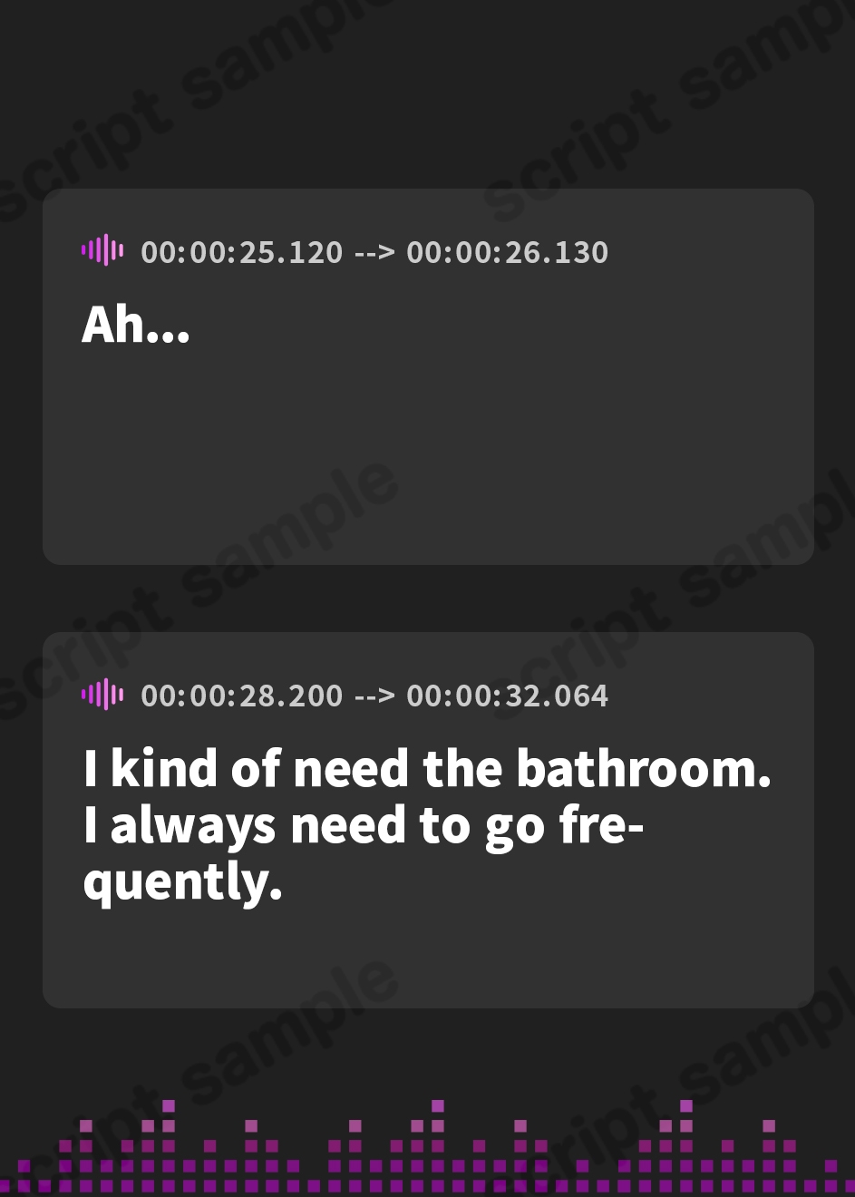 【英語版】高速バスでおしっこを我慢する女子学生〜実録体験談〜