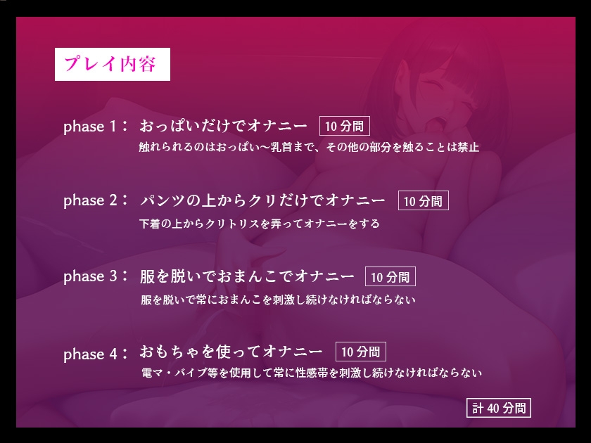 【イっても終わらない...完全時間管理オナニー】敏感で可愛いドM女子が限界を超えて何度もイキまくる濃厚オナニー【市川レナ】