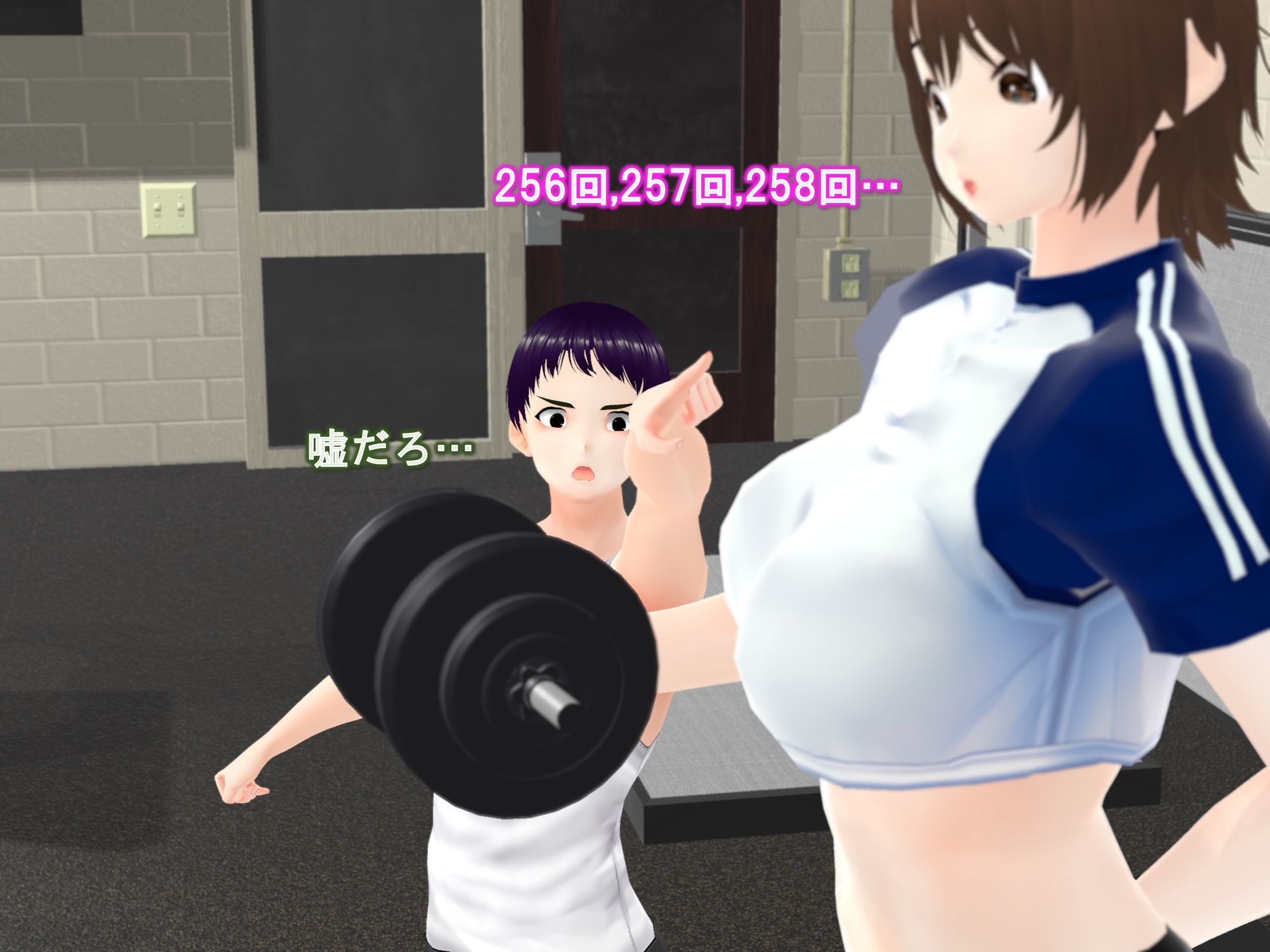 女子だけ成長 男子を追い抜く 成長音～ダンベル編～