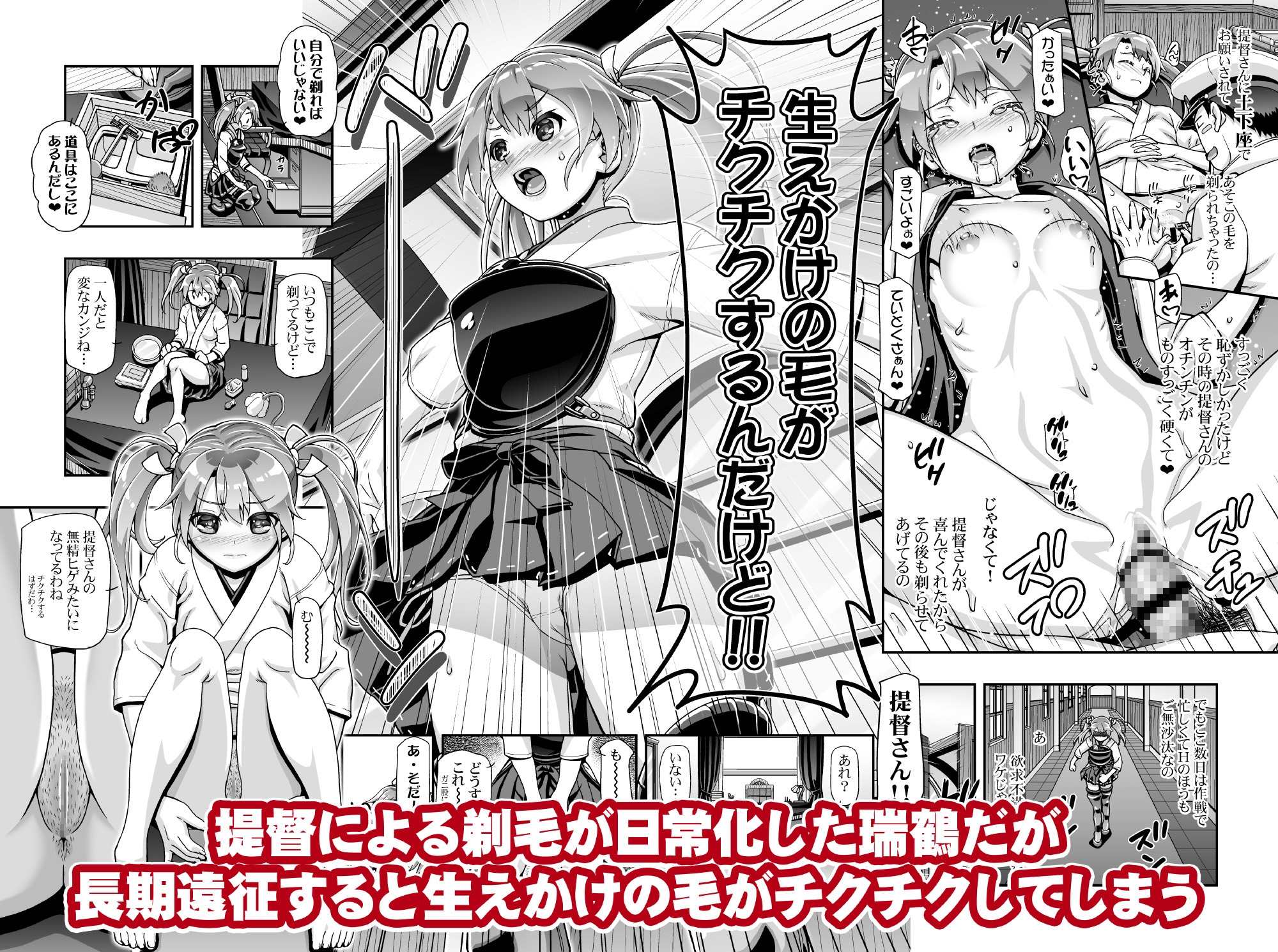 剃毛艦隊 提督さん!チクチクするんだけど!!