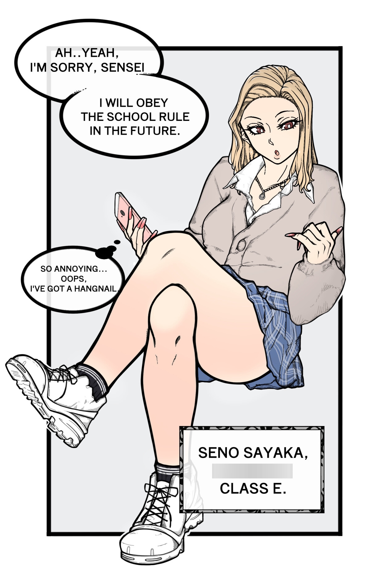 A WAKARASE story about a cocky high school girl