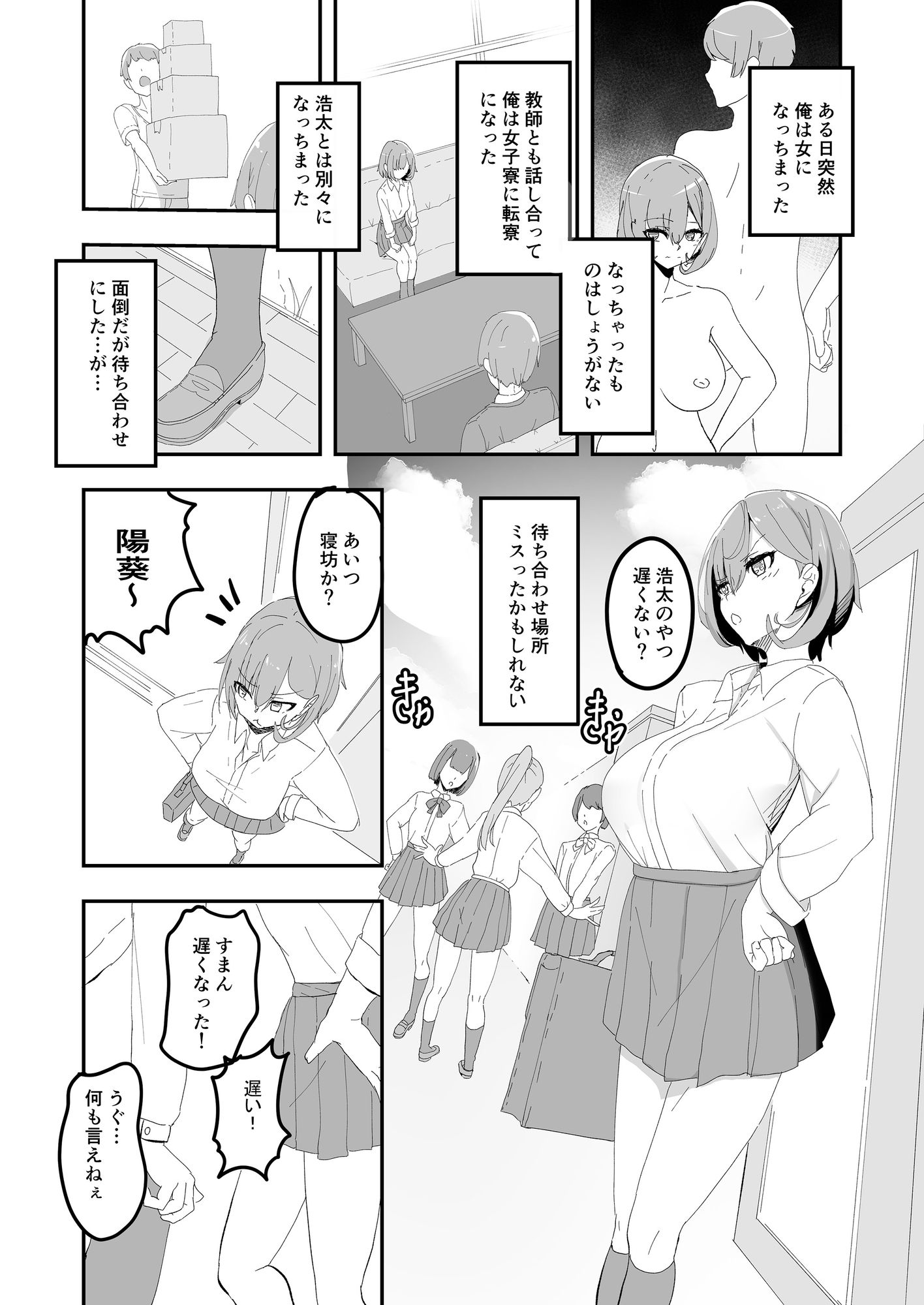 美少女TSした友人がえっちにハマって女に染まっていく本