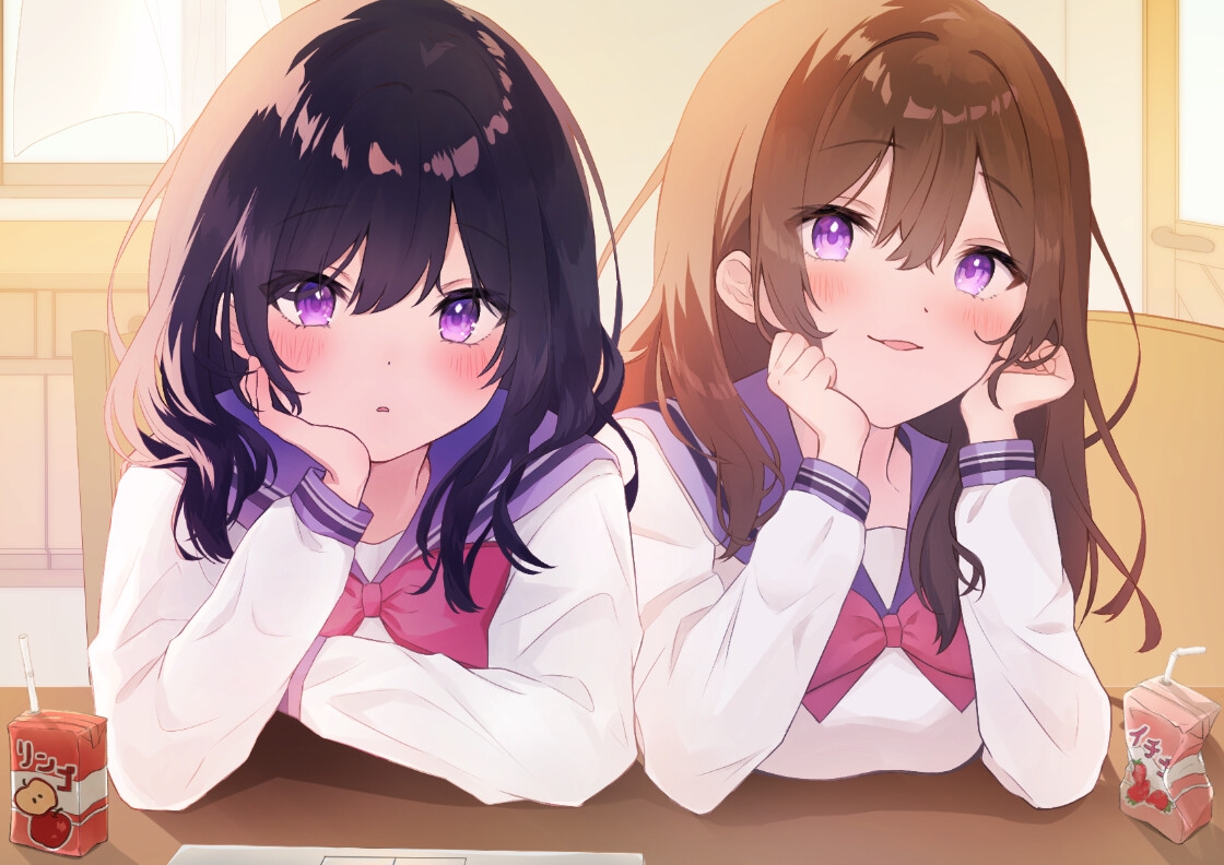 独占欲の強い姉妹と一緒に作業しよ?【バイノーラル音声】耳かき、耳ふー、ささやき、エンディング分岐