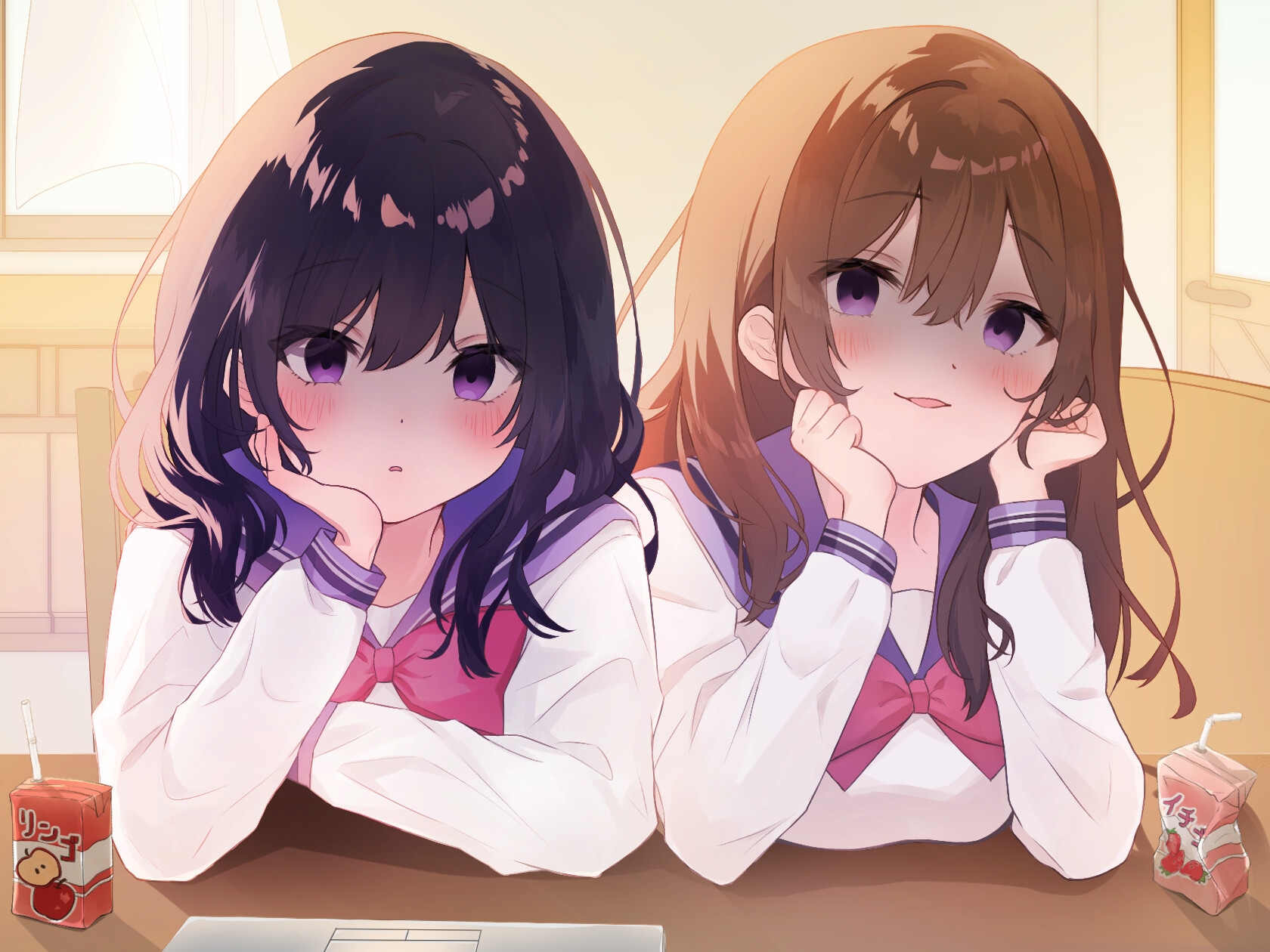 独占欲の強い姉妹と一緒に作業しよ?【バイノーラル音声】耳かき、耳ふー、ささやき、エンディング分岐