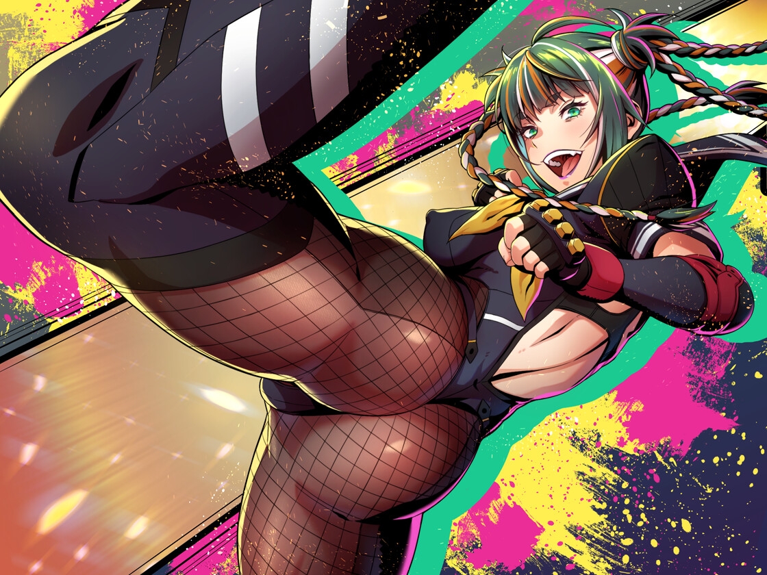 憧れの先パイ、アキナと筆おろしバトルファック!?