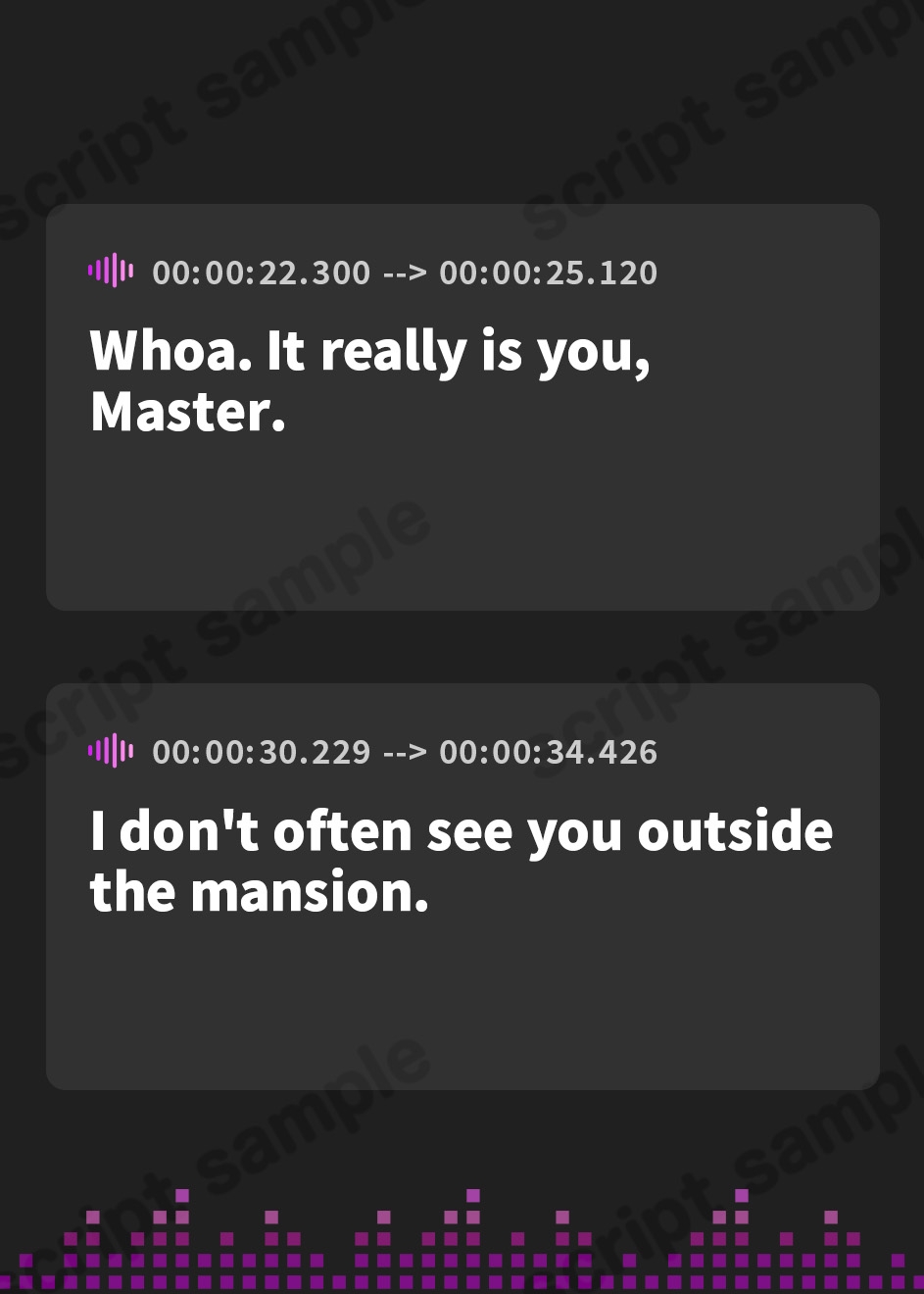 【英語版】メイドのめぐみさんに癒してもらおう