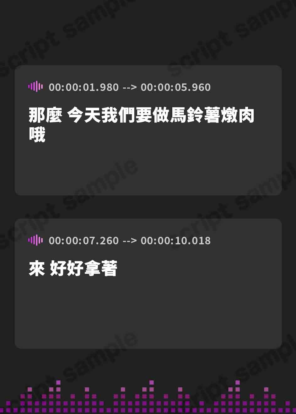 【繁体中文版】適当な肉じゃがのレシピを教えてくれる料理教室