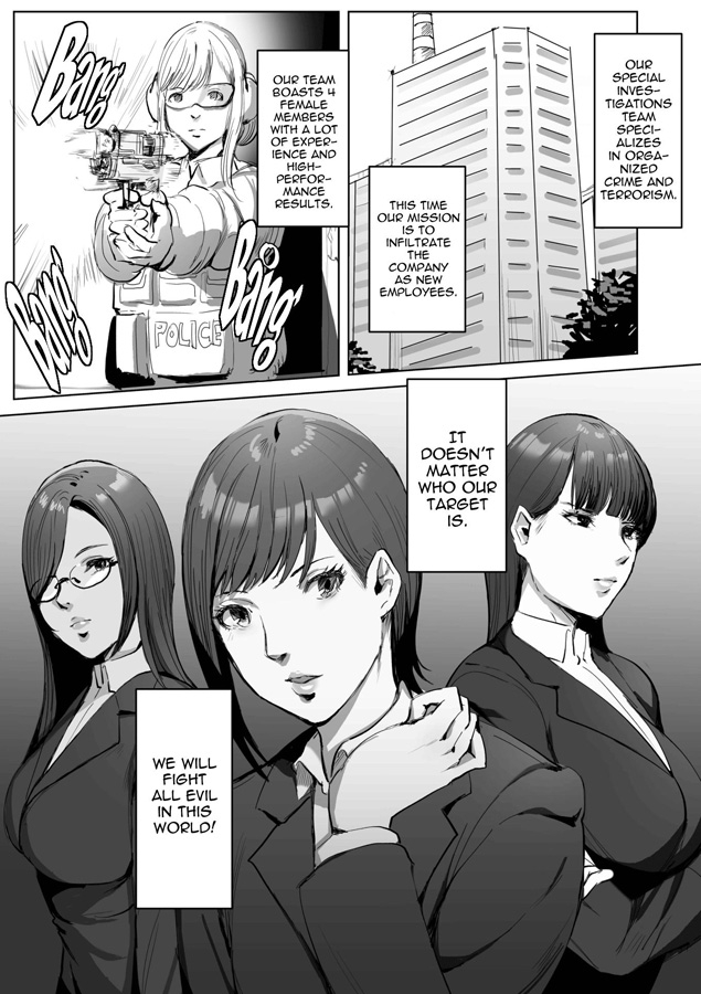 【英語版】ハイテク企業に潜入したらドスケベふたなりアンドロイドに改造された