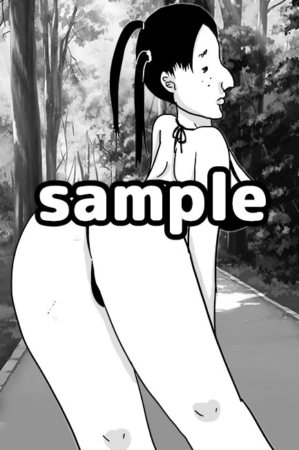 ブス沢ブス美のグラビア風モノクロCG集