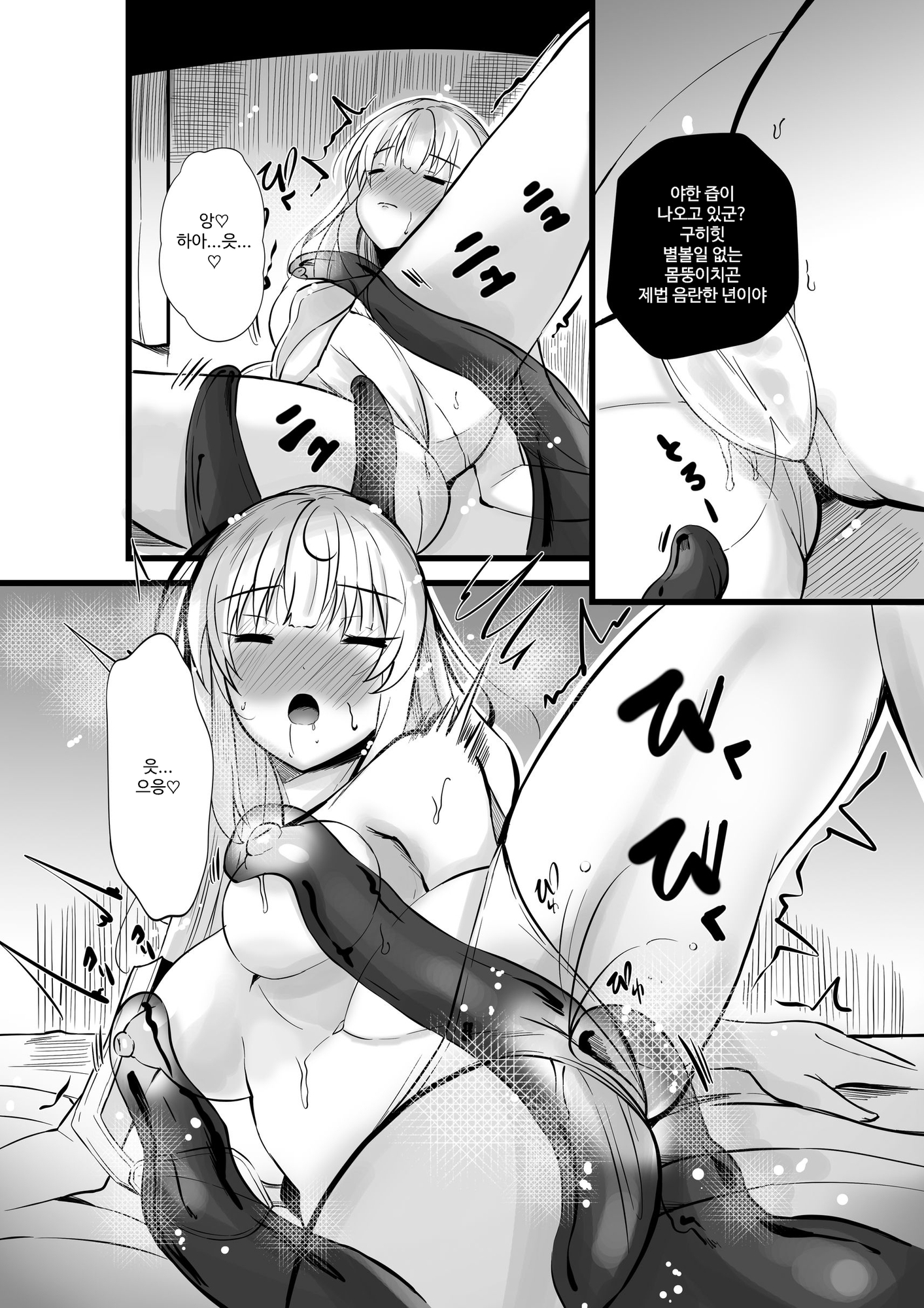【韓国語版】魔法少女セイントリリィ・浸蝕 ～魔法少女がえっちな敵に敗北して悪堕ち怪人化するまで～