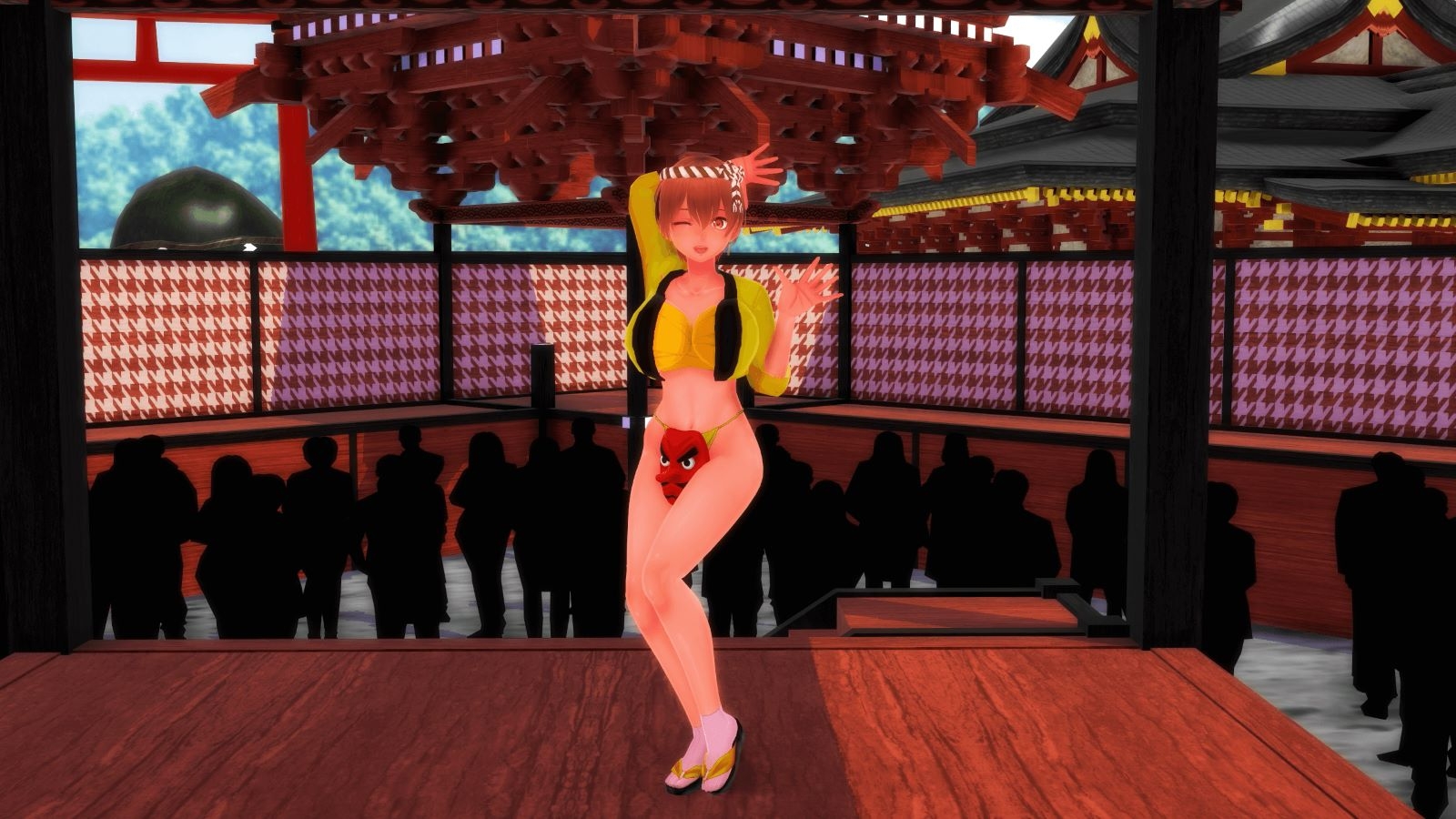 【ふたなりダンス】チンプラガールズのふんどしご開帳ダンス(応援版)