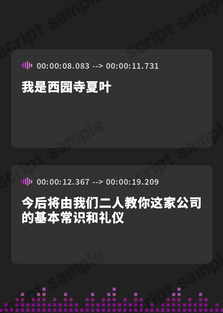 【簡体中文版】【KU100】ビジネス性処理マナーを美人社員たちに教えてもらうお話♪【スマホ用壁紙付き♪】