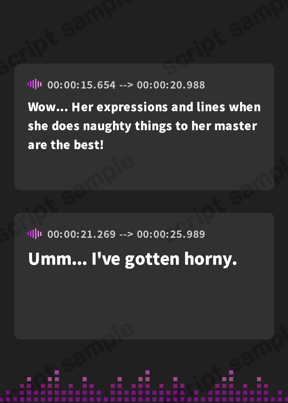 【英語版】○リ○リな猫耳メイドに種付けえっち【猫語な妹にゃん♪】