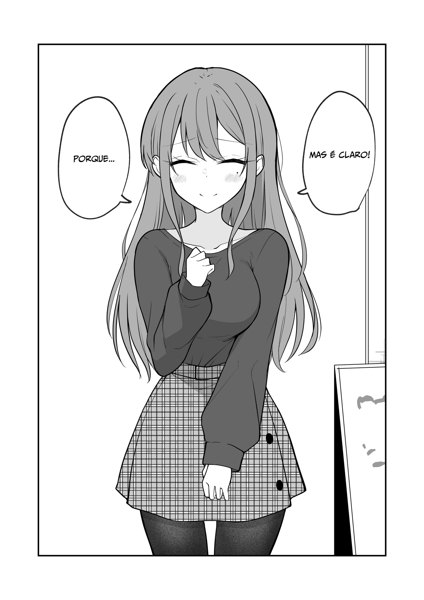 【ポルトガル語版】ヤンデレのようでヤンデレじゃないちょっとだけヤンデレな女の子の話