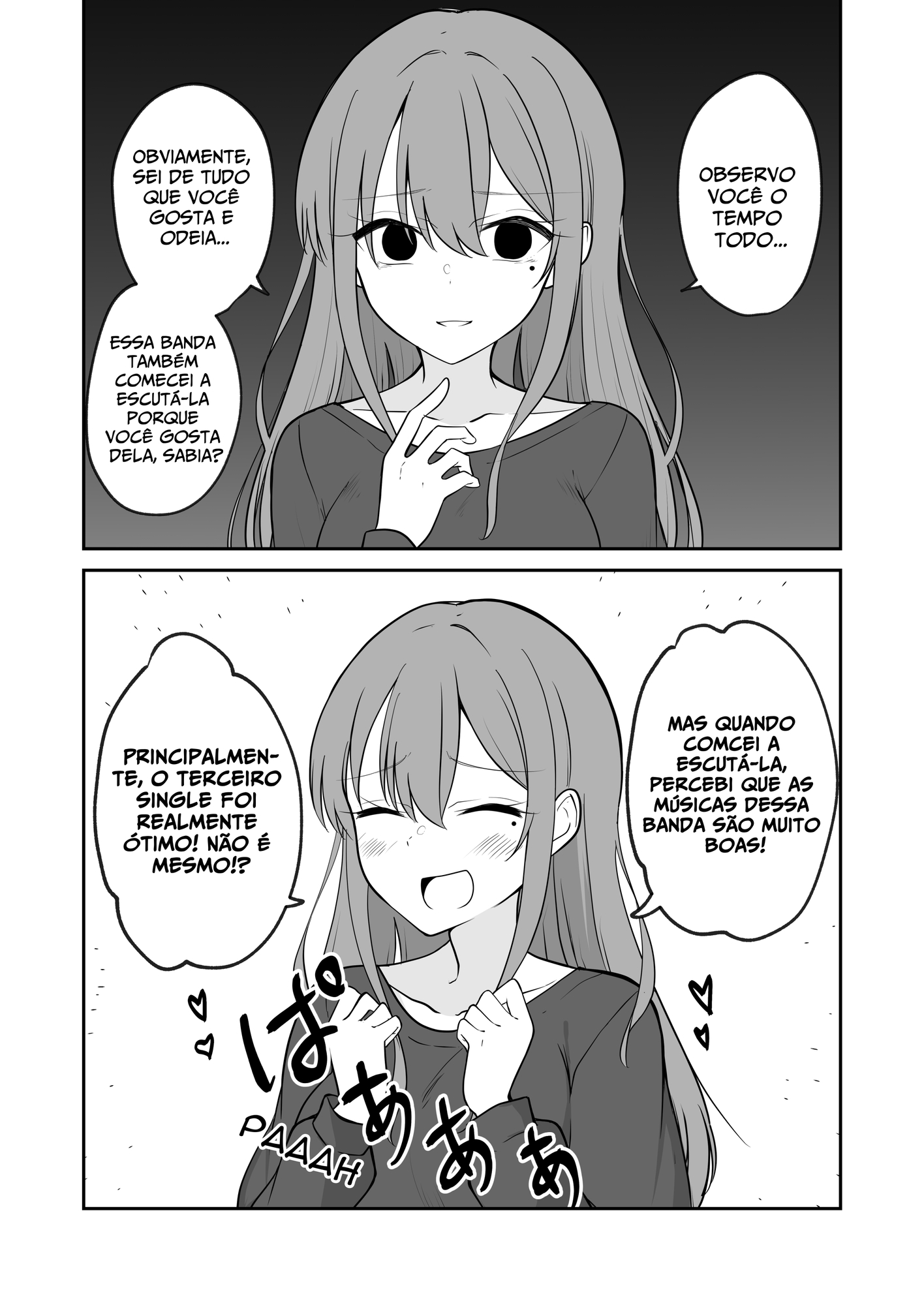 【ポルトガル語版】ヤンデレのようでヤンデレじゃないちょっとだけヤンデレな女の子の話