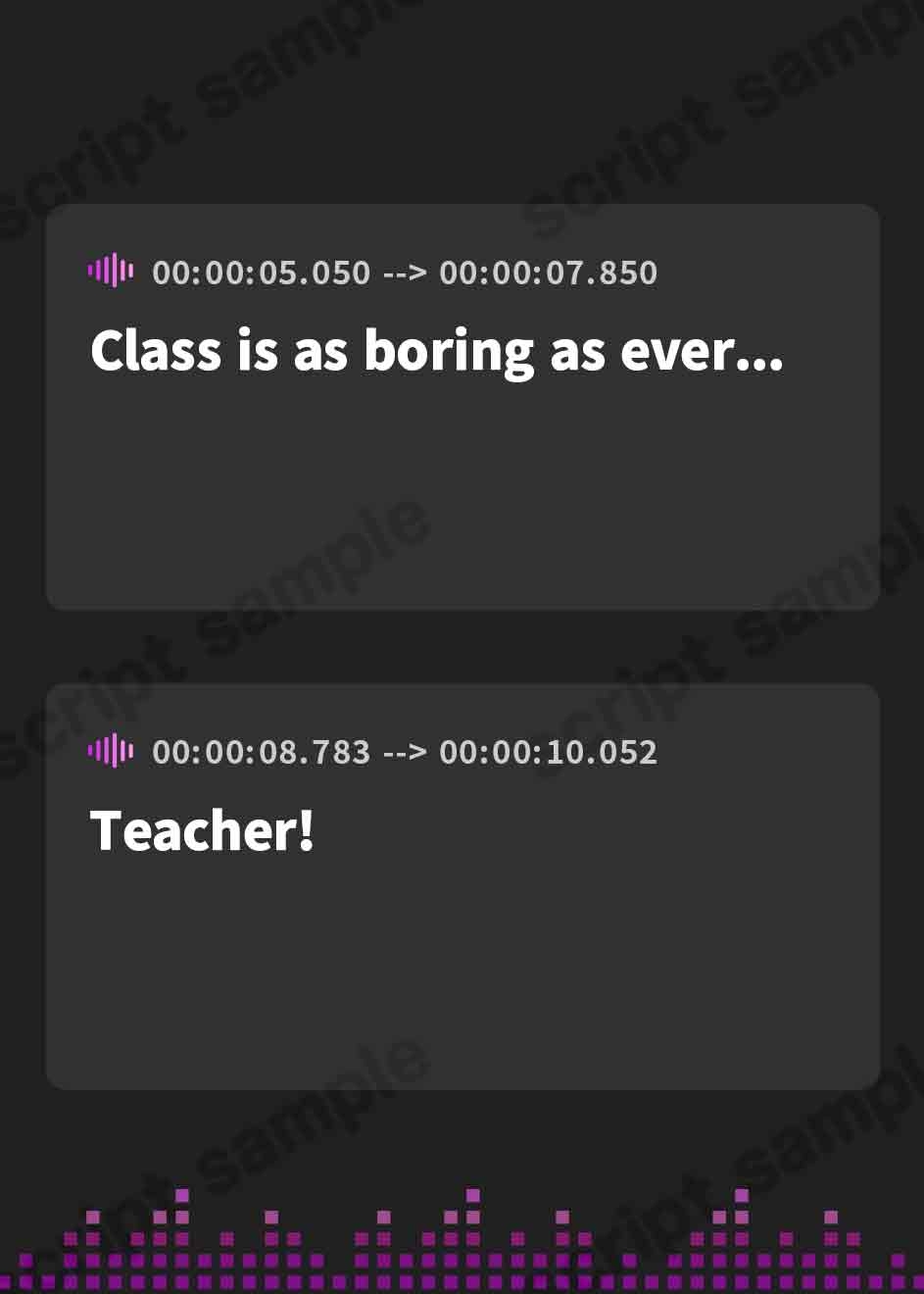 【英語版】全生徒が催○かかった全校集会で、唯一催○にかかってない悪ガキを辱しめ公開セックス(KU100マイク収録作品)