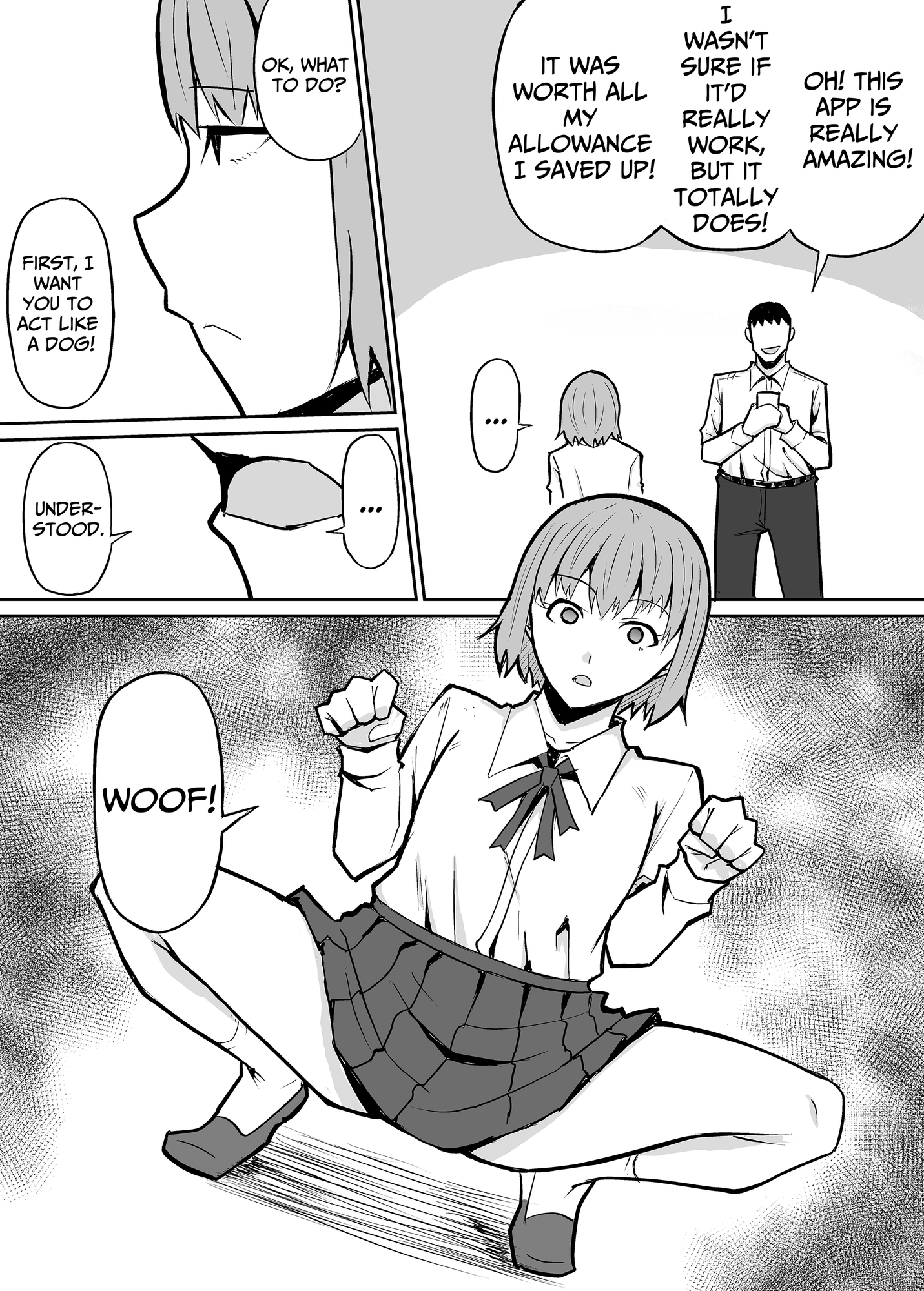 【英語版】隣のクラスの生意気女子をわからせる話