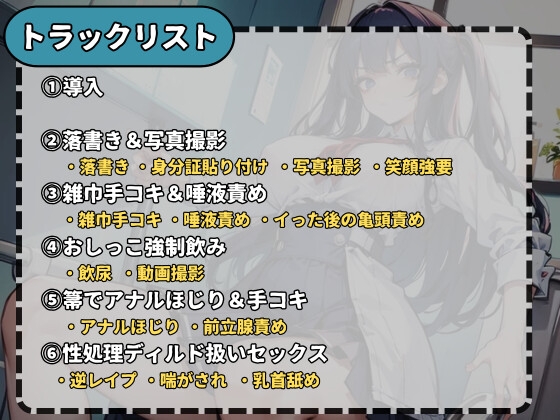 劣等男子は女子便器になって下さい～屈辱調教で家畜以下の便器へ躾けられる～