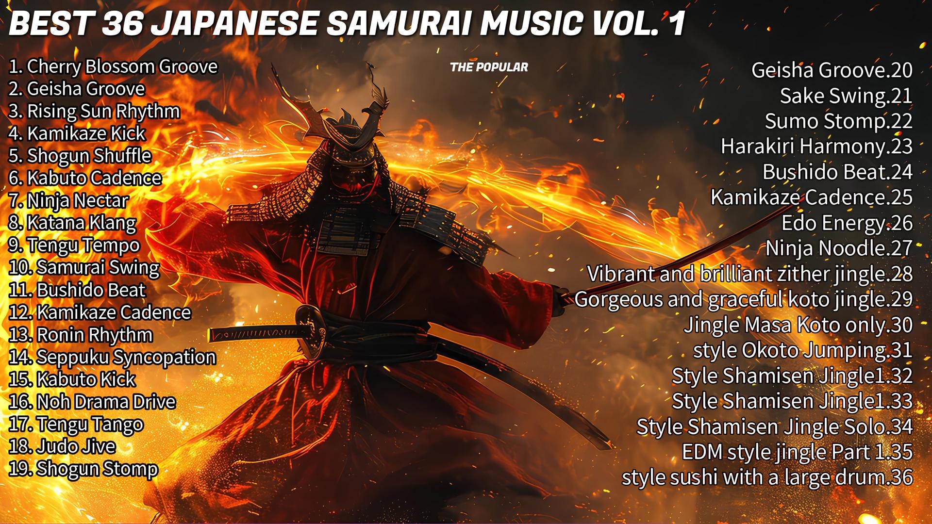 【BGM素材集】Japanese style samurai games Music Collection1