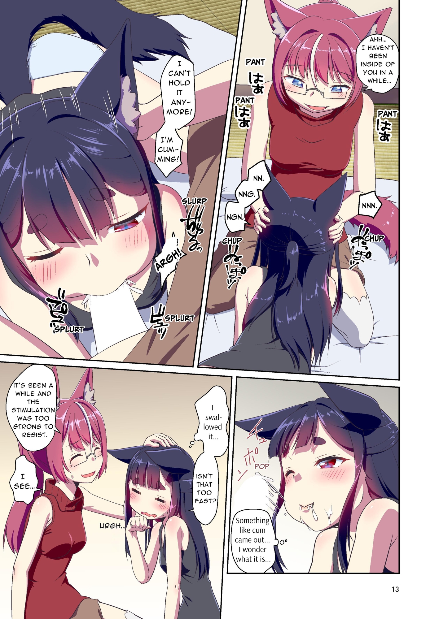 【英語版】目が覚めたらケモミミ少女になっていたお話2