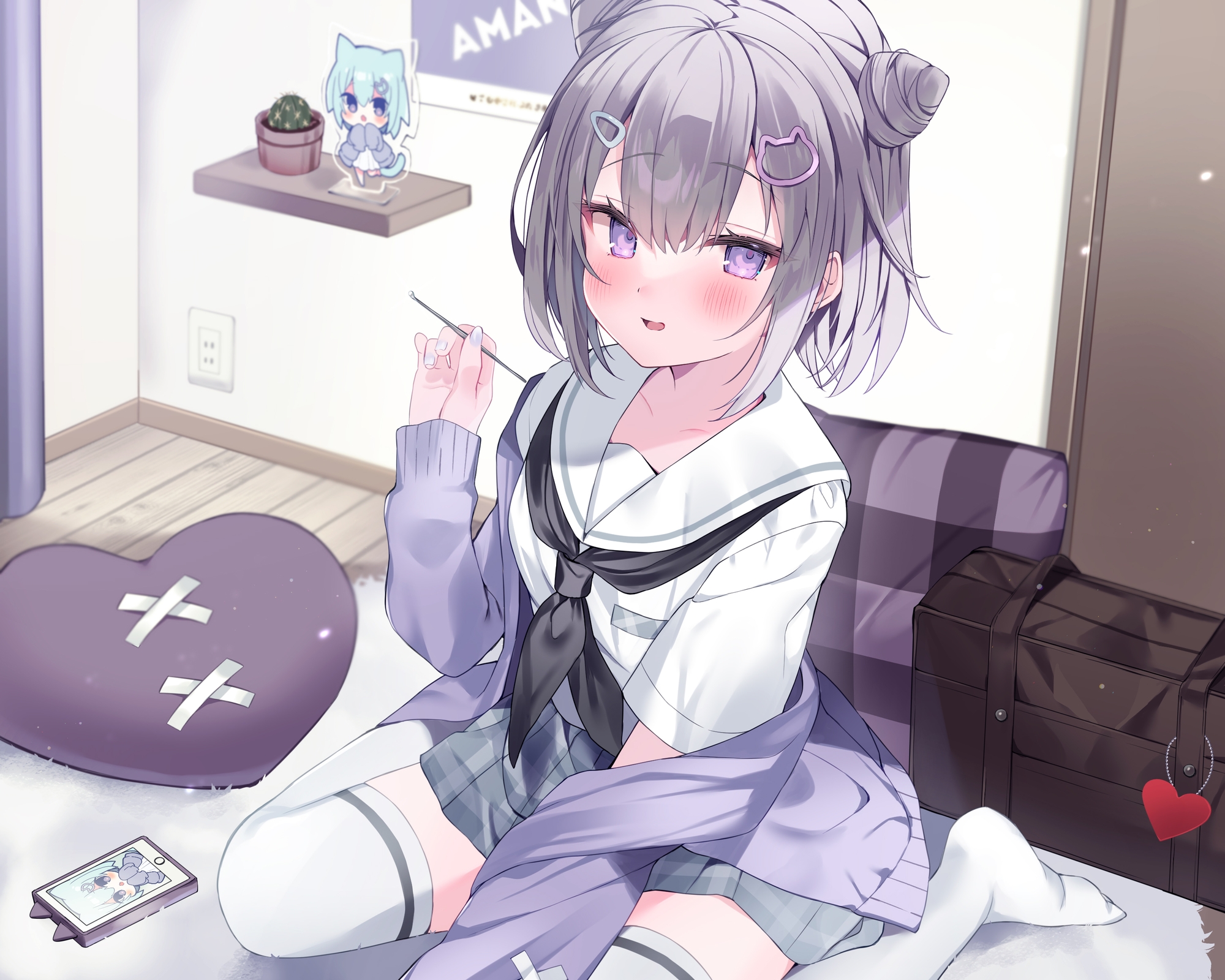 【スポンジジュレスライム&綿棒&プラスチック耳かき】いえカノ～恋人は推しのバーチャル配信者と中の人?～【CV.西尾夕香】