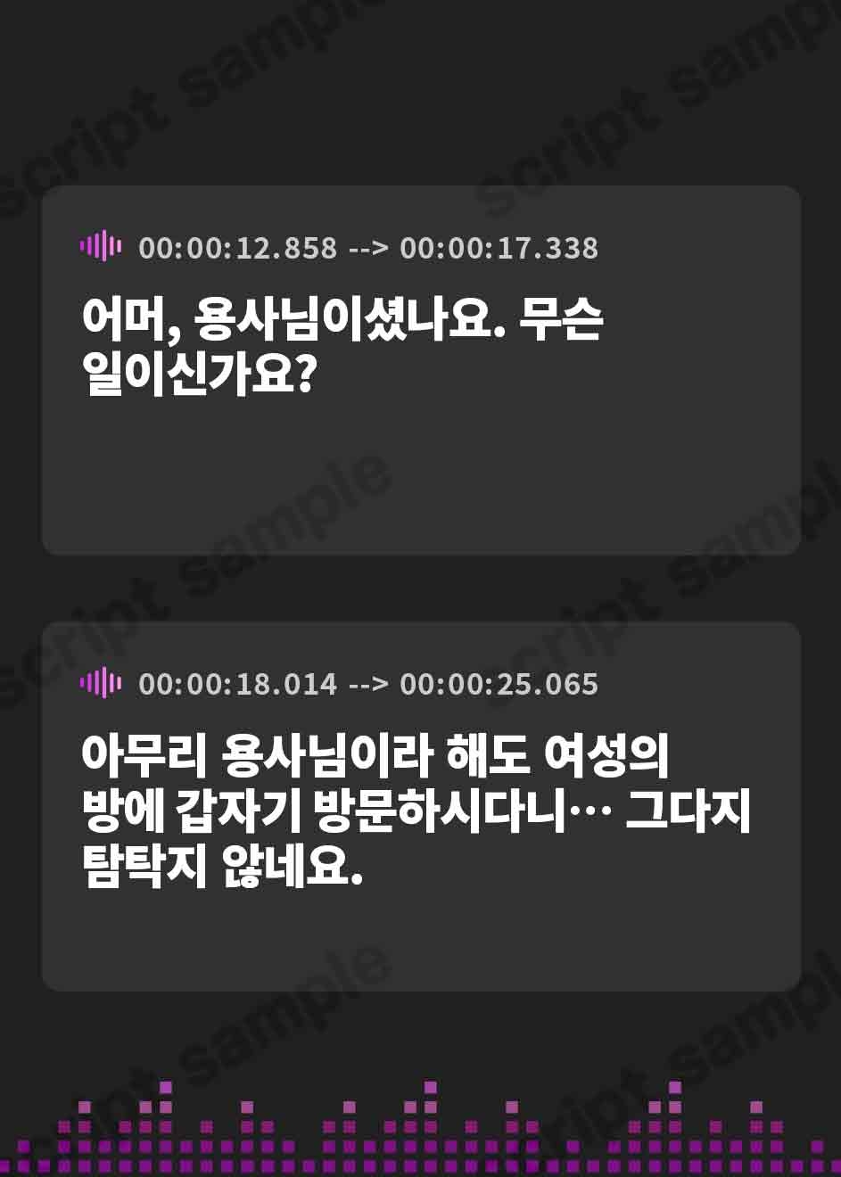 【韓国語版】僧侶が冒険終盤で手に入る面積が少ないのに防御力が高い防具をいやいや装備してくれるボイス