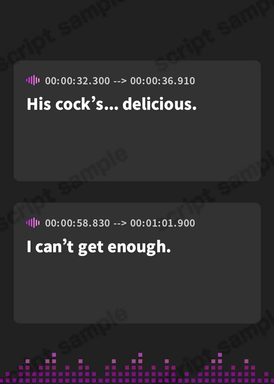 【英語版】【KU100】ツンデレJ○のサキュバスちゃんと幼馴染いちゃらぶセックス