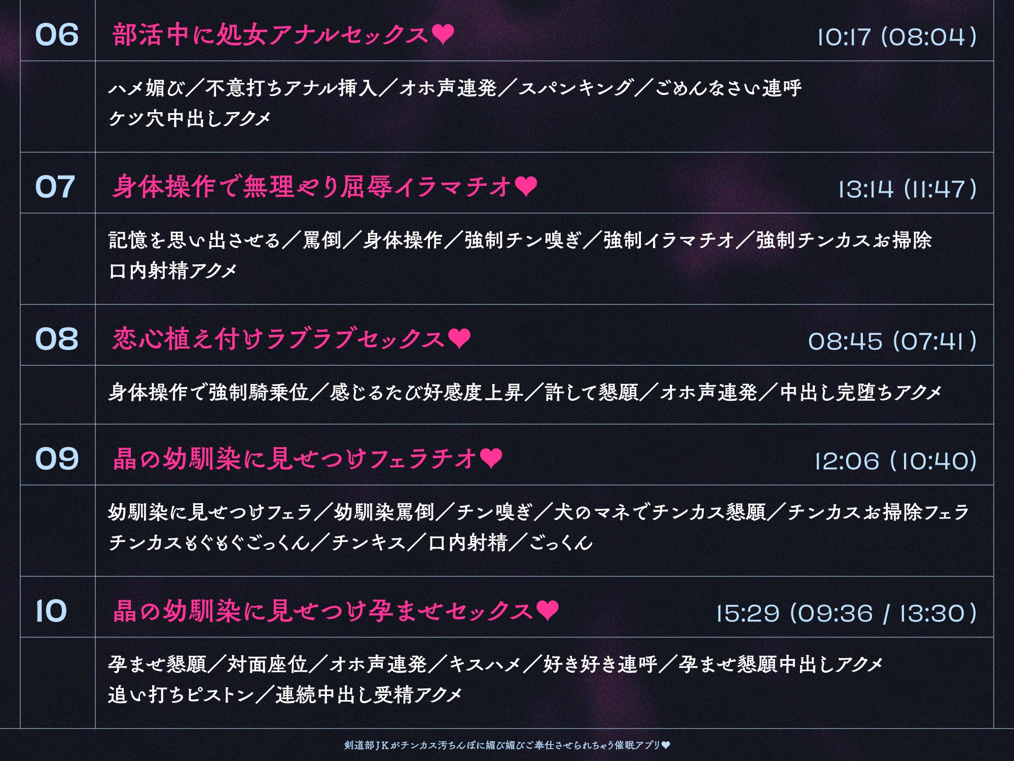 ✅早期5大特典&40%オフ!✅剣道部JKがチンカス汚ちんぽに媚び媚びご奉仕させられちゃう洗脳アプリ♪【KU100】