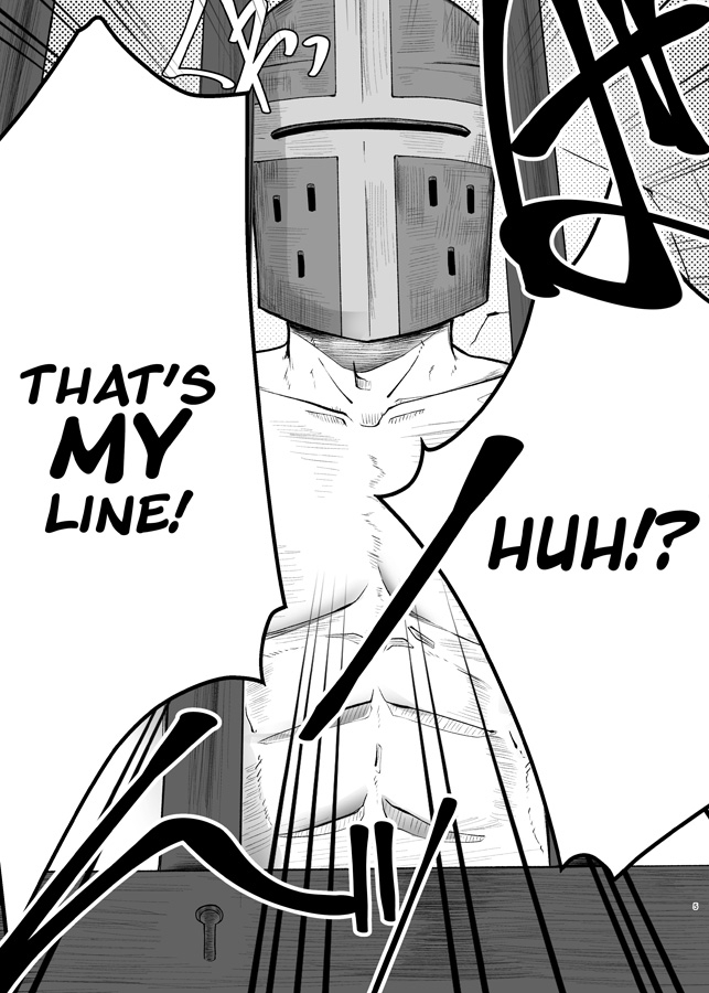 【英語版】くっころから始まるケモエロ漫画