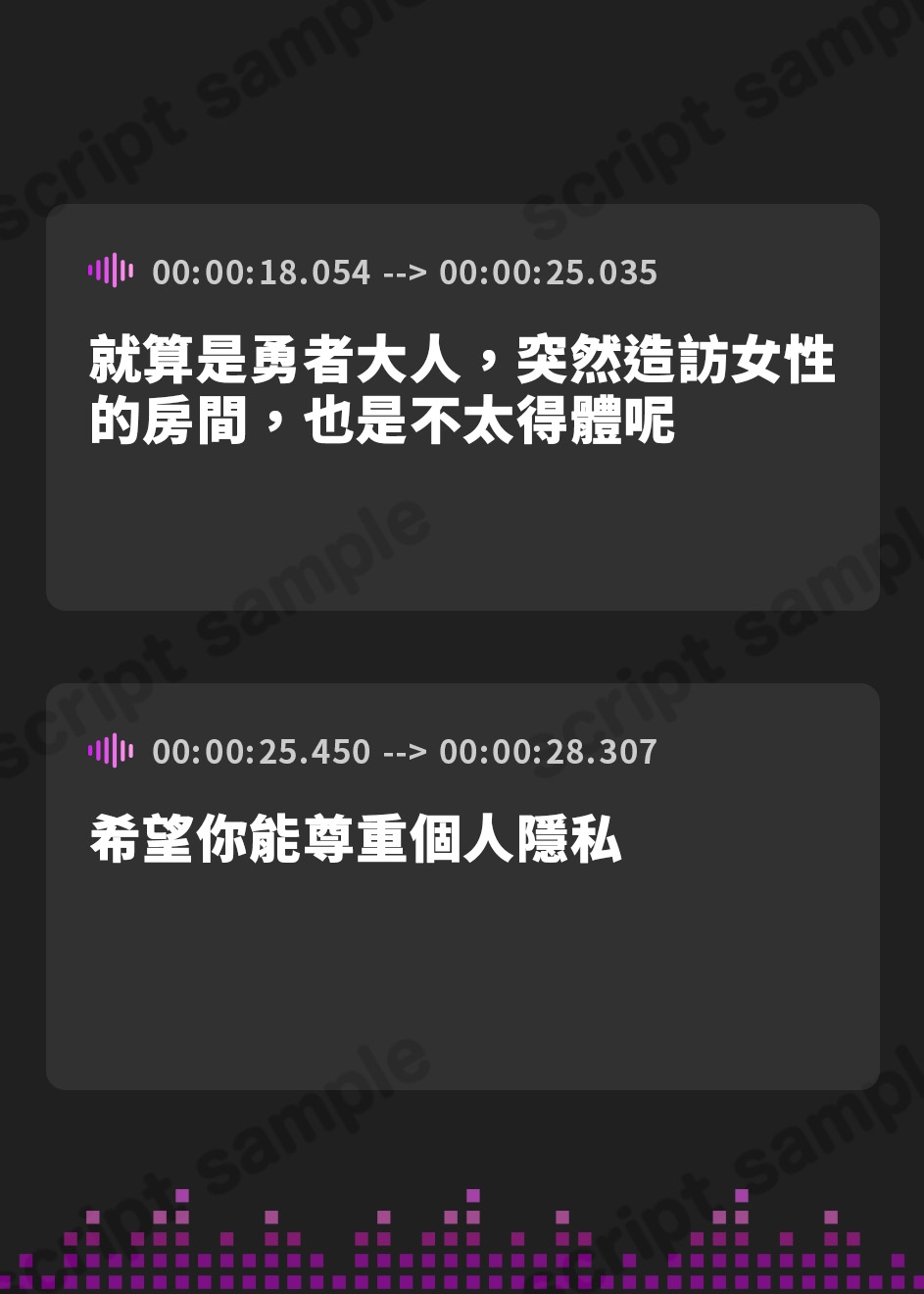 【繁体中文版】僧侶が冒険終盤で手に入る面積が少ないのに防御力が高い防具をいやいや装備してくれるボイス