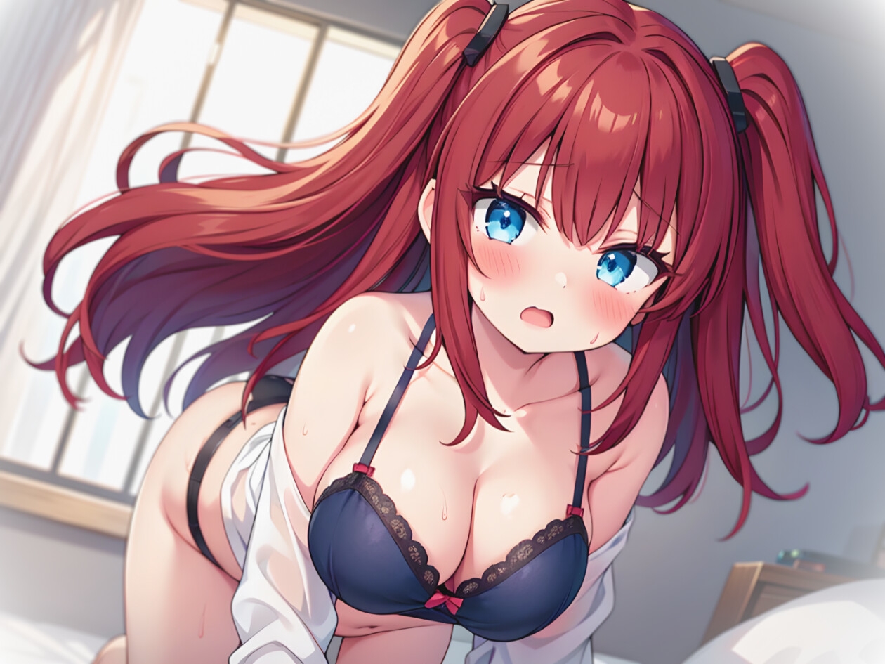 【KU100】ツンデレ彼女とムレムレの部屋で密着フェラ