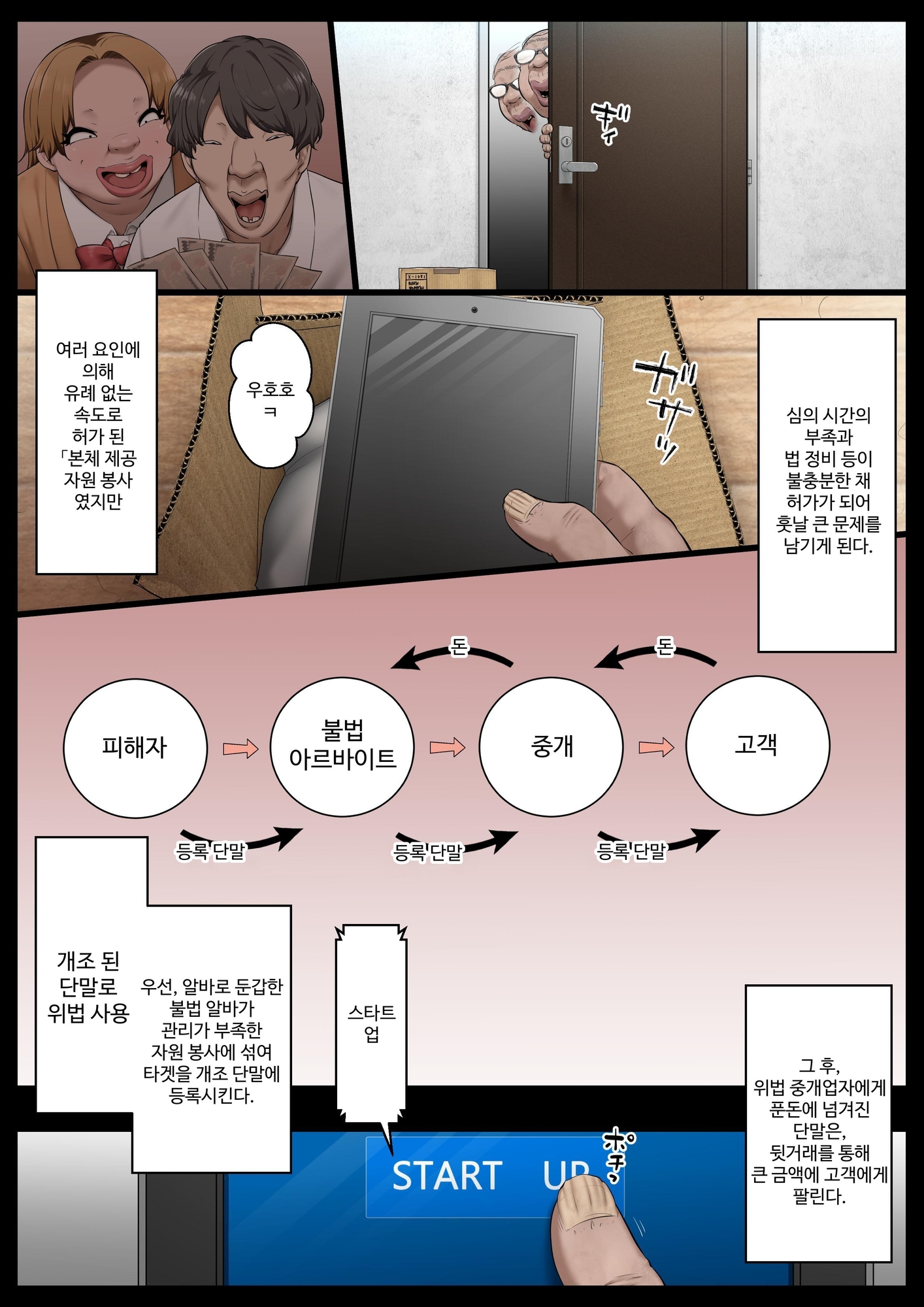 【韓国語版】寝てる間は生オナホ