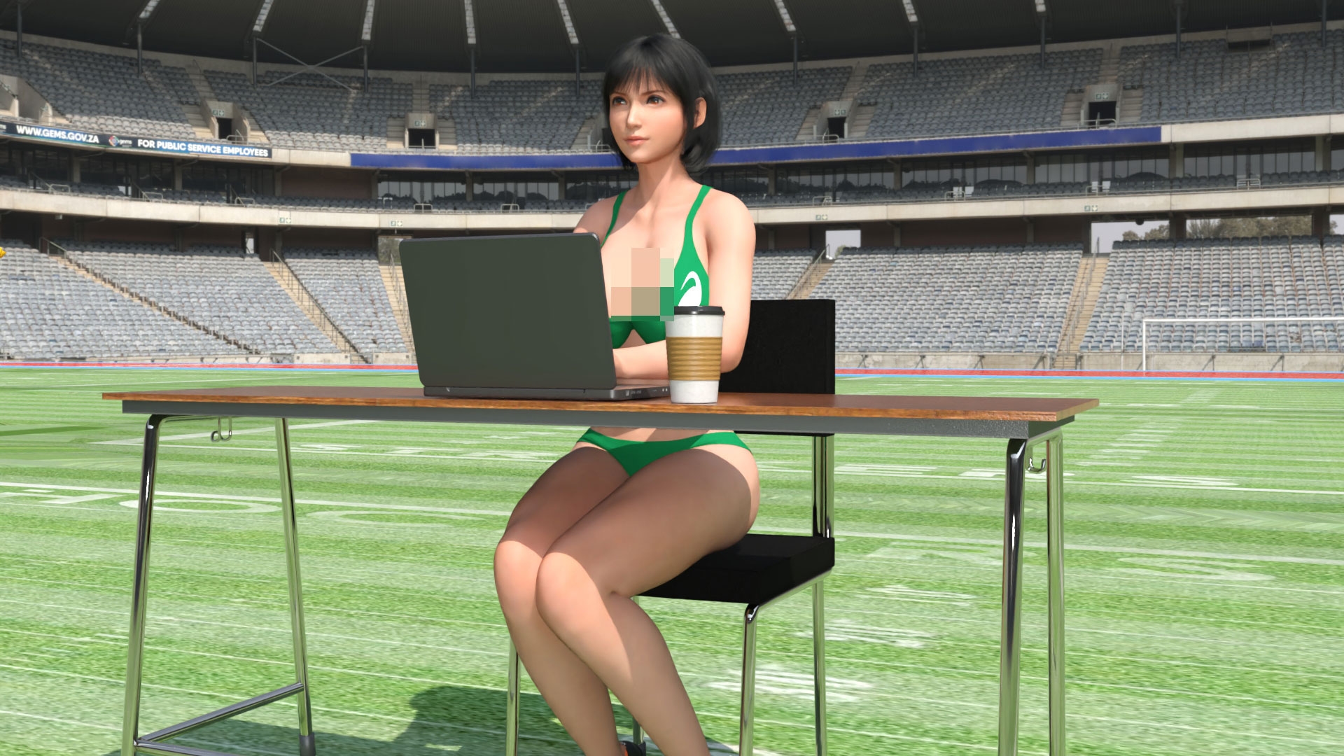 霧島愛唯(きりしまめい)の陸上競技ユニフォーム:タイピング