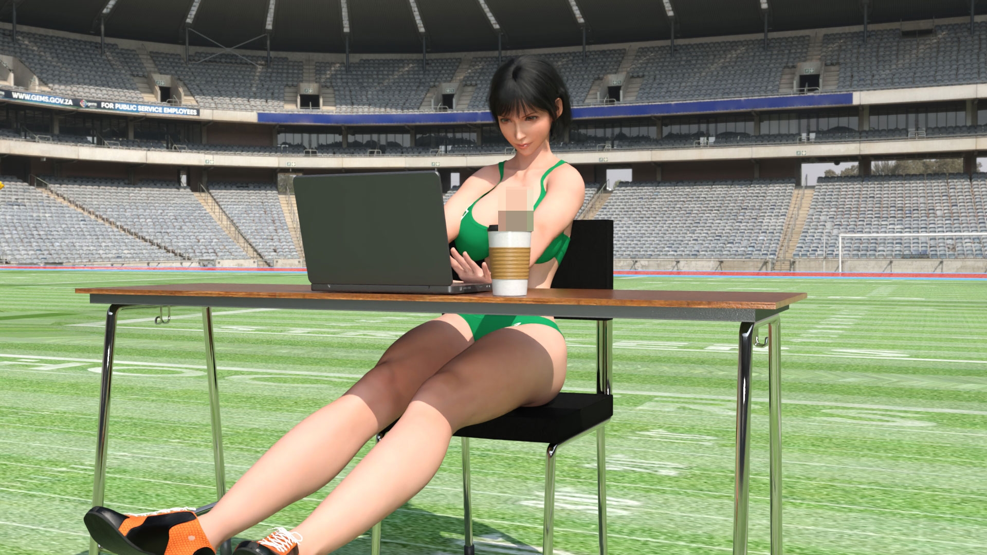 霧島愛唯(きりしまめい)の陸上競技ユニフォーム:タイピング