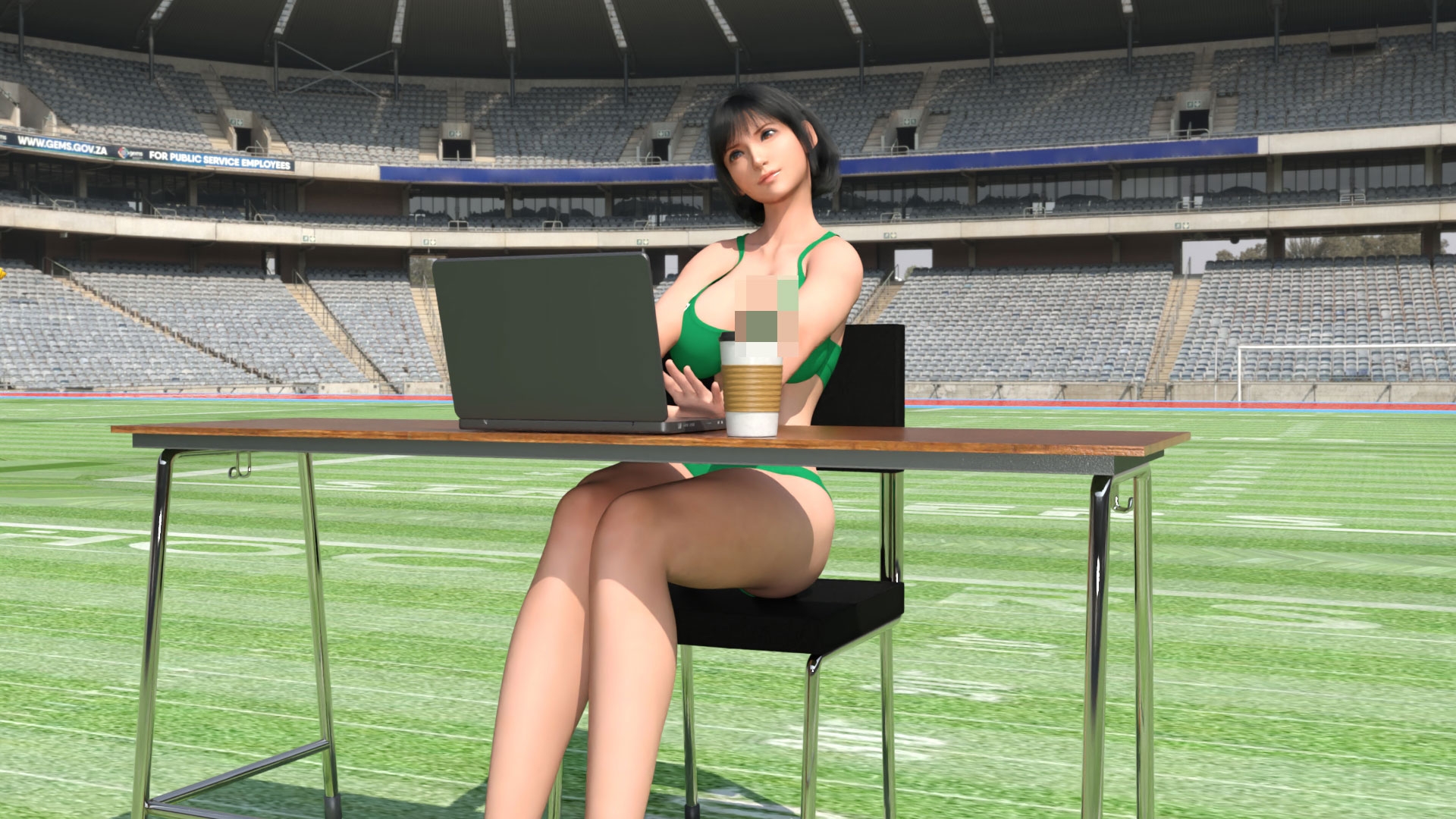 霧島愛唯(きりしまめい)の陸上競技ユニフォーム:タイピング