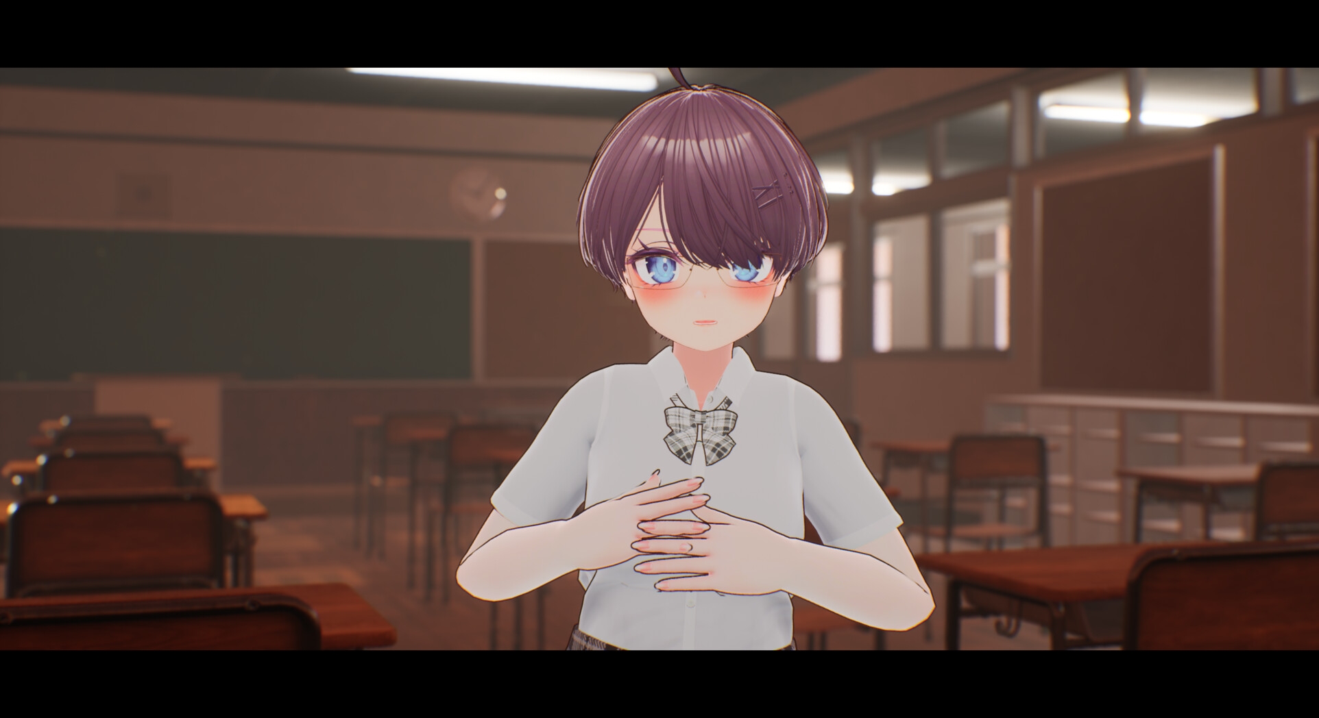 【PC/VR両対応】メス豚委員長の模範的ドスケベ学園生活