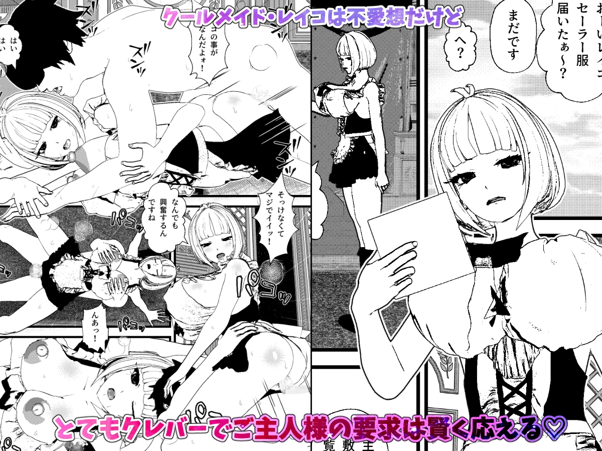 無表情クールメイドさんはセックスの要求を想像以上の献身性で叶えてくれる!