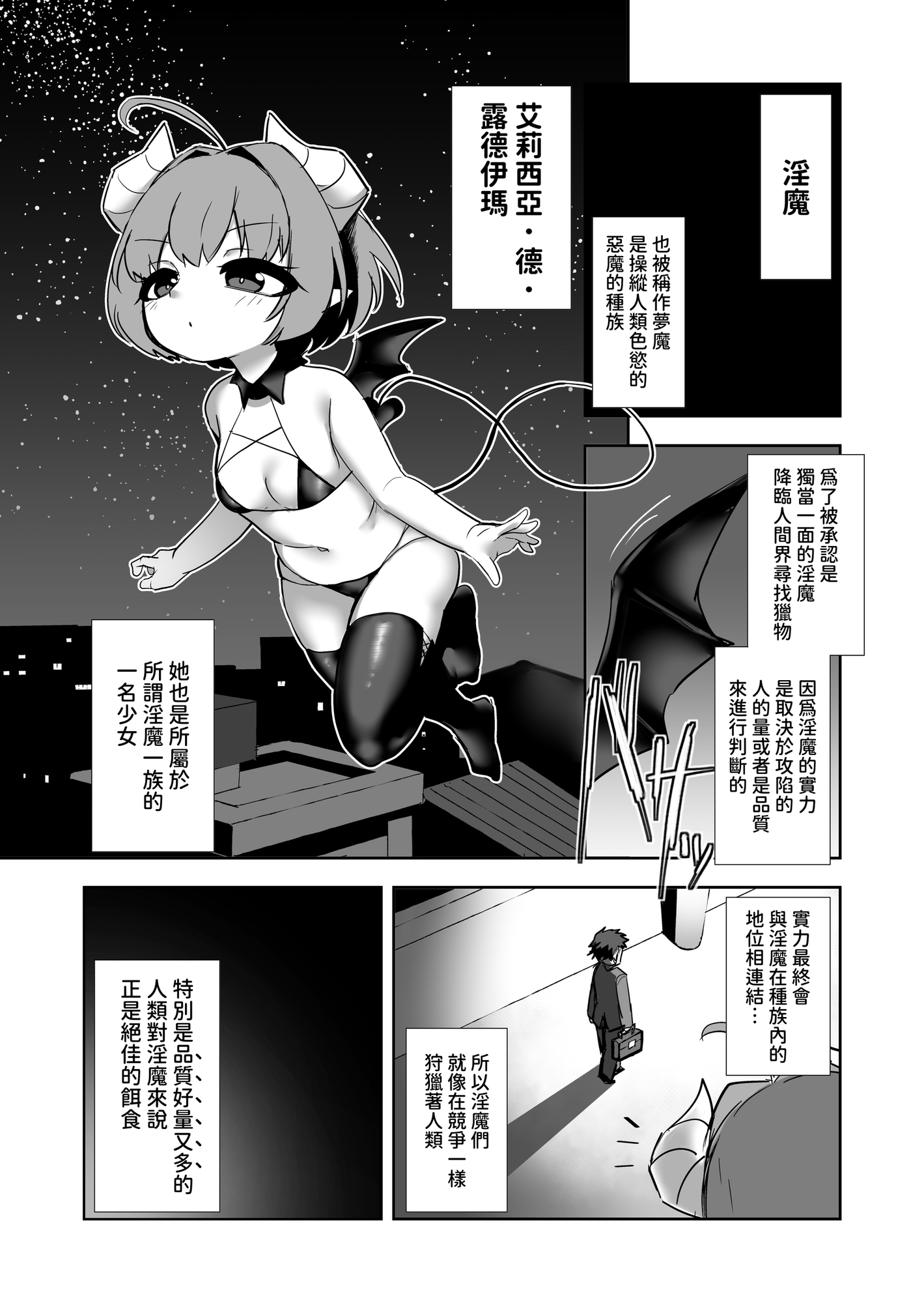 【繁体中文版】淫魔の喘く夜に