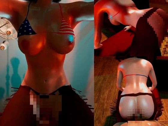 【3D動画】エルザカウガールでイク