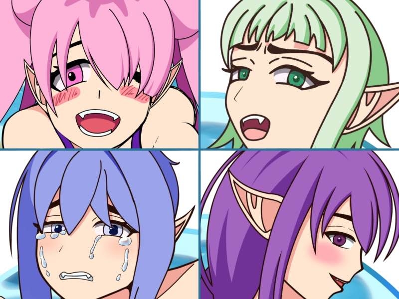 【イラスト】夏!水着女子!オイル塗って!7種第2弾