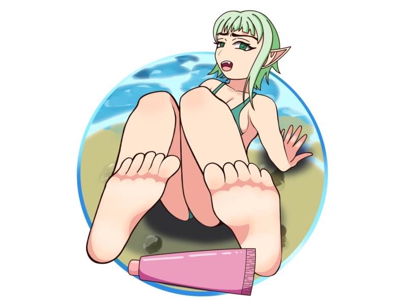 【イラスト】夏!水着女子!オイル塗って!7種第2弾