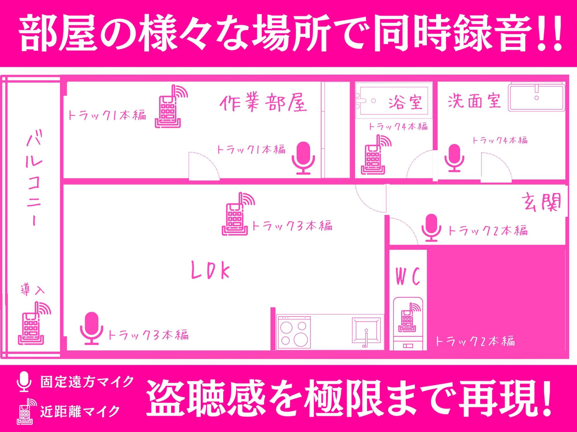 【盗聴風実演オナニー】更衣室✨トイレ✨どこでもすぐオナニーしちゃうむっつり潮吹き娘を盗聴&強襲!手元マイクと遠方固定マイクで同時収録!2つの距離感で盗聴を楽しむ