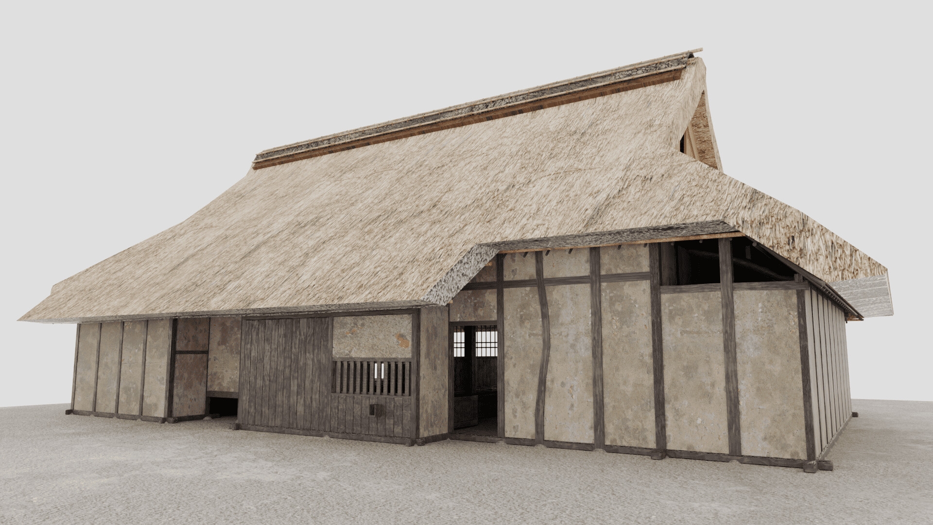 3DCG 伊藤家住宅(重文・川崎市)